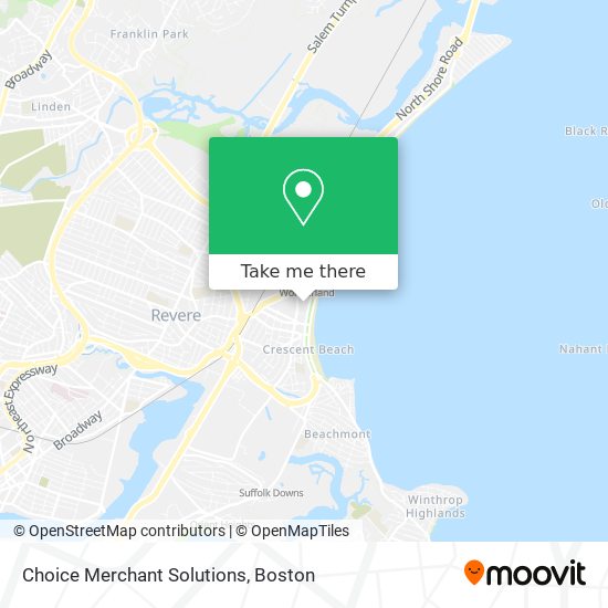 Choice Merchant Solutions map