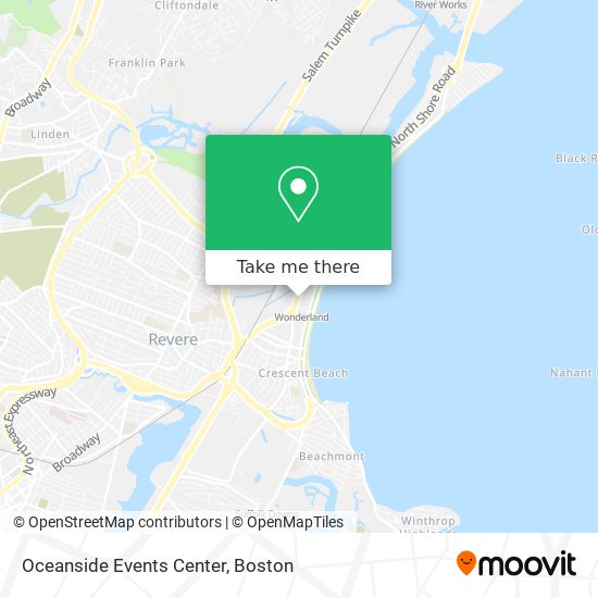 Oceanside Events Center map
