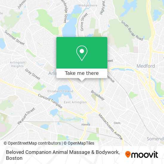 Beloved Companion Animal Massage & Bodywork map