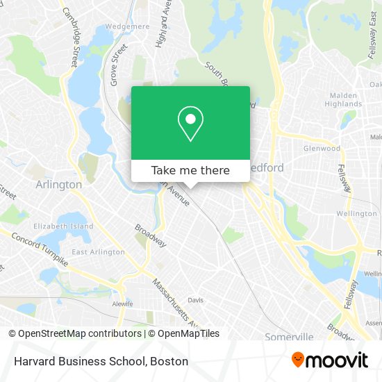 Harvard Business School map