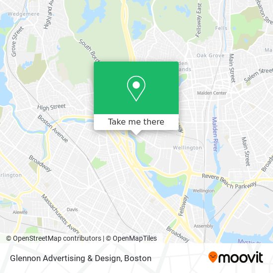 Mapa de Glennon Advertising & Design
