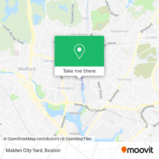 Mapa de Malden City Yard