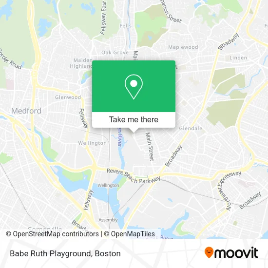 Mapa de Babe Ruth Playground