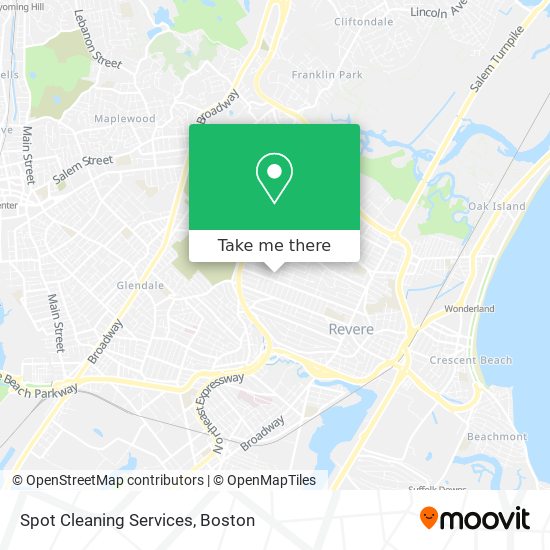 Mapa de Spot Cleaning Services