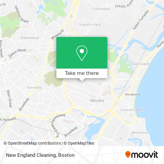 New England Cleaning map