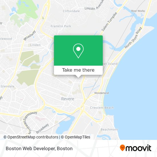 Boston Web Developer map