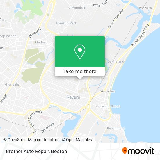 Brother Auto Repair map