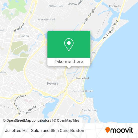 Mapa de Juliettes Hair Salon and Skin Care