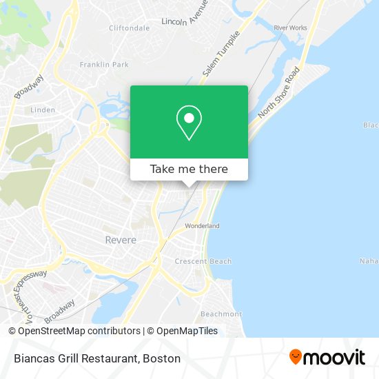 Mapa de Biancas Grill Restaurant