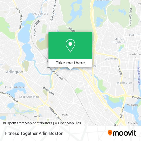 Fitness Together Arlin map