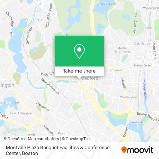 Montvale Plaza Banquet Facilities & Conference Center map