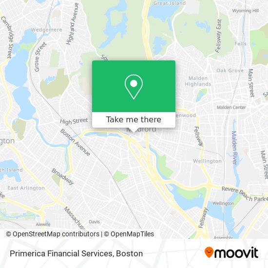 Mapa de Primerica Financial Services