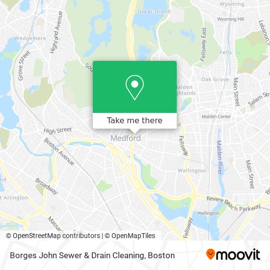 Mapa de Borges John Sewer & Drain Cleaning