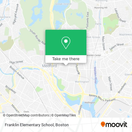 Mapa de Franklin Elementary School