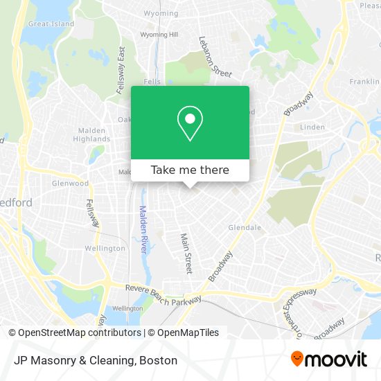 JP Masonry & Cleaning map