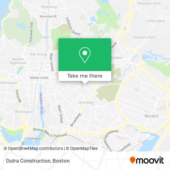 Dutra Construction map