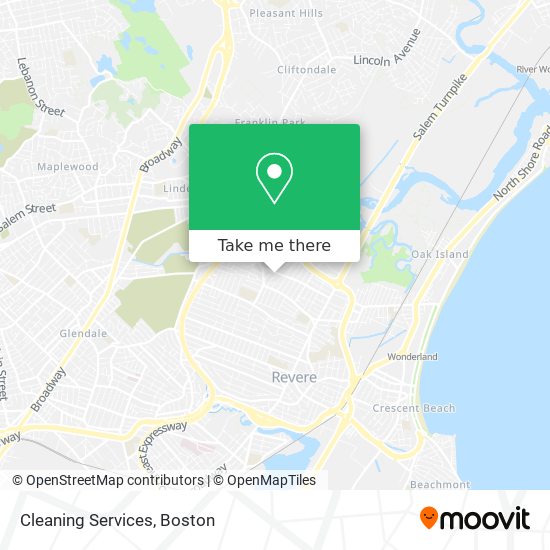 Cleaning Services map