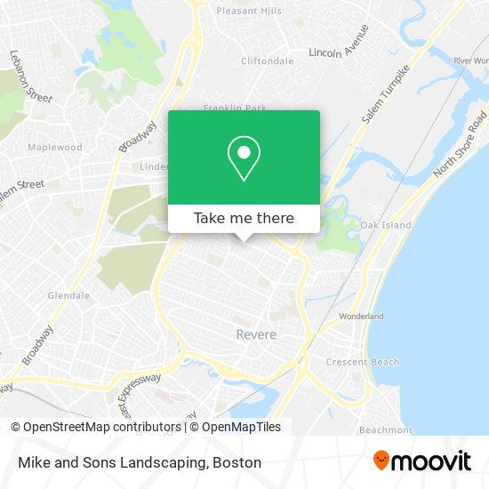 Mike and Sons Landscaping map