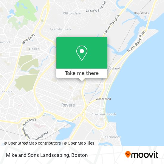 Mike and Sons Landscaping map