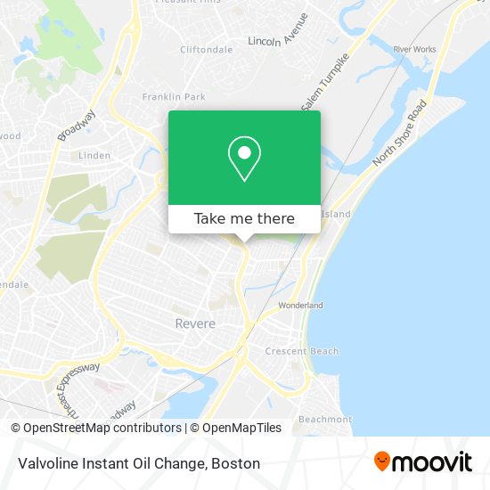 Mapa de Valvoline Instant Oil Change