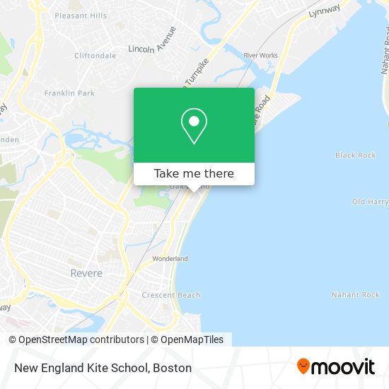 Mapa de New England Kite School