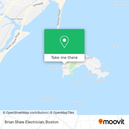 Brian Shaw Electrician map