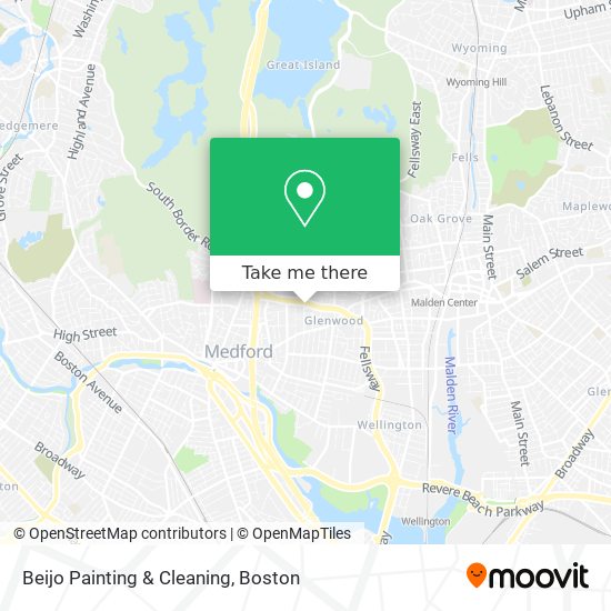 Beijo Painting & Cleaning map