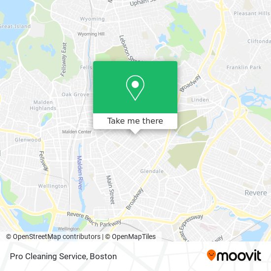 Pro Cleaning Service map