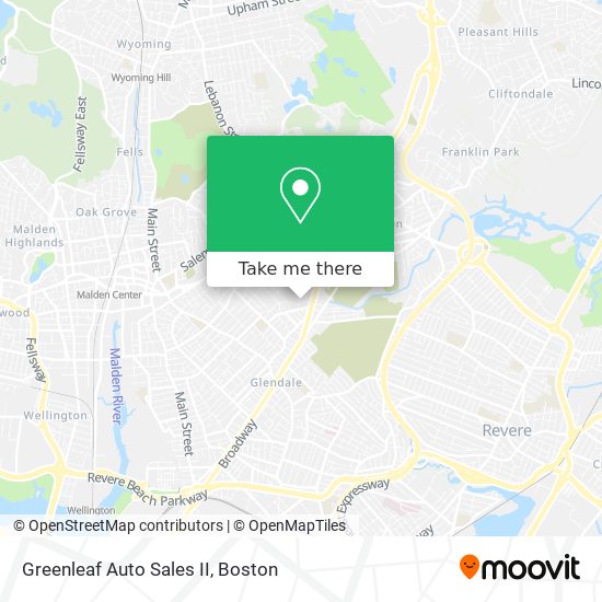 Greenleaf Auto Sales II map