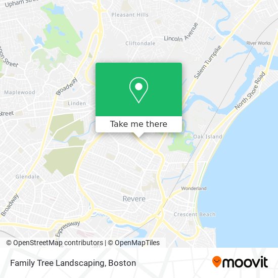 Family Tree Landscaping map