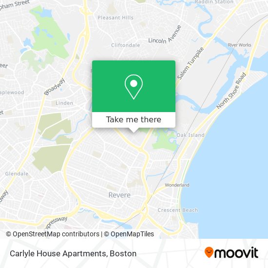 Carlyle House Apartments map