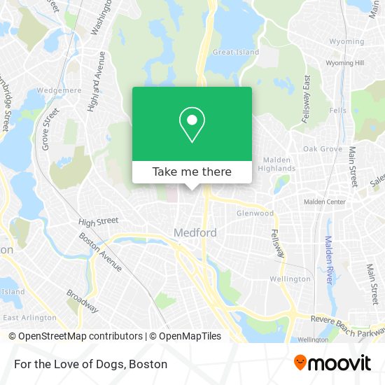 For the Love of Dogs map