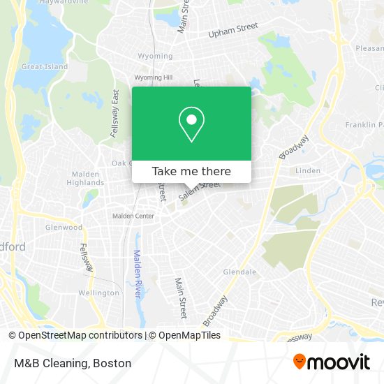 Mapa de M&B Cleaning