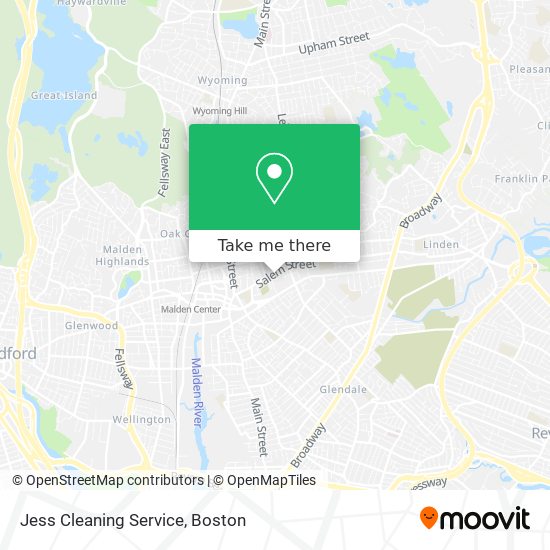 Jess Cleaning Service map