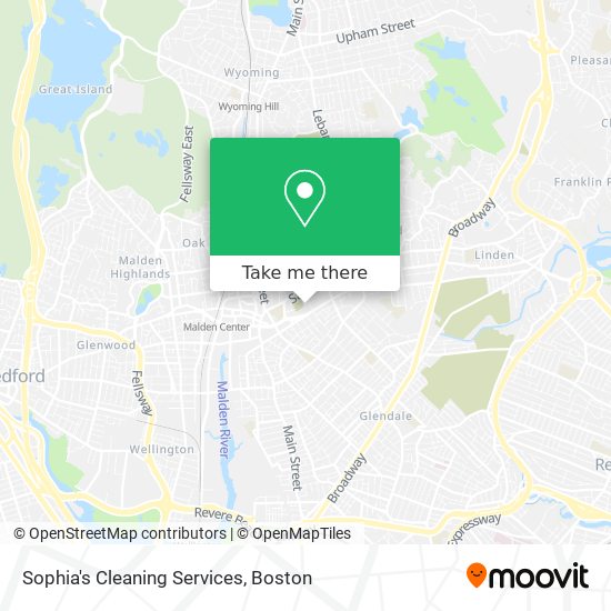 Mapa de Sophia's Cleaning Services
