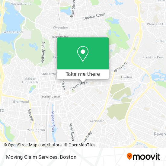 Mapa de Moving Claim Services