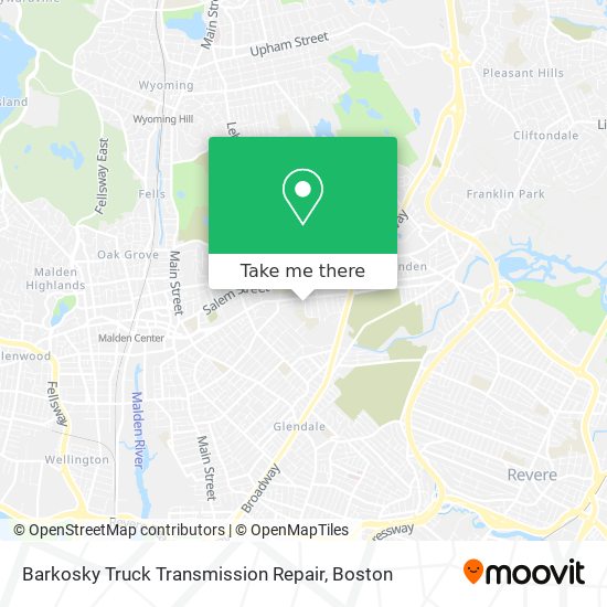 Mapa de Barkosky Truck Transmission Repair