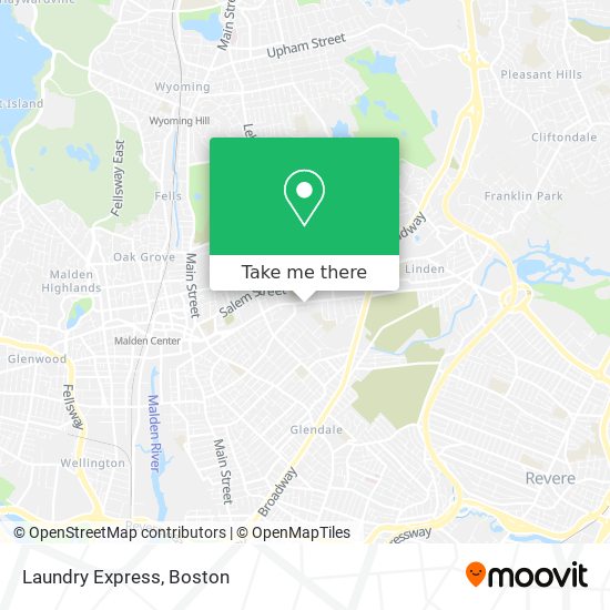 Laundry Express map