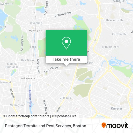 Mapa de Pestagon Termite and Pest Services