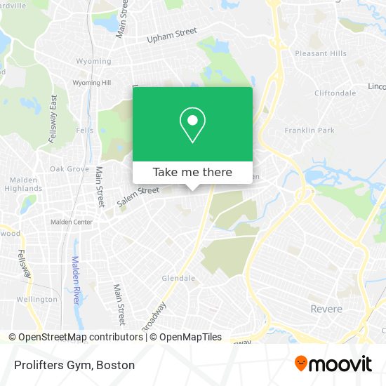 Mapa de Prolifters Gym