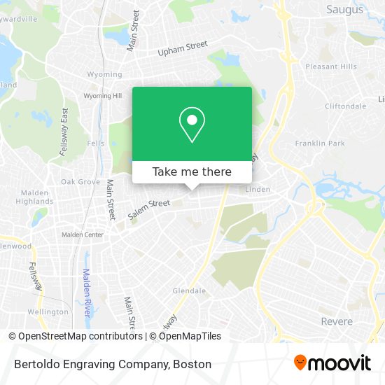 Bertoldo Engraving Company map