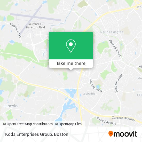 Koda Enterprises Group map