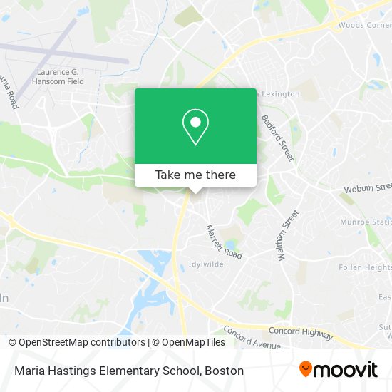 Mapa de Maria Hastings Elementary School