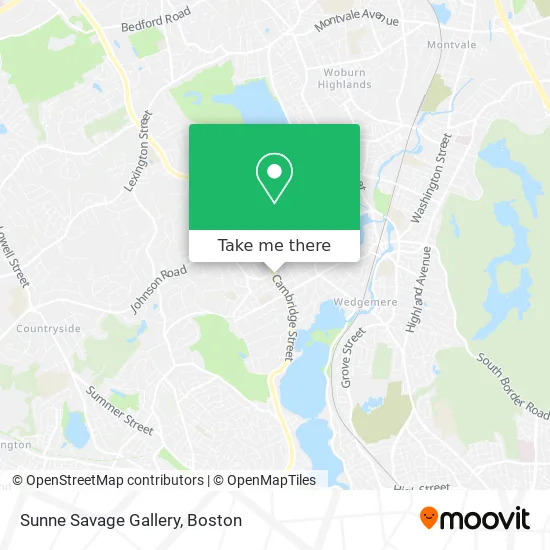 Mapa de Sunne Savage Gallery