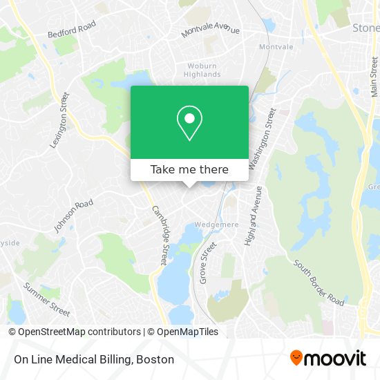 On Line Medical Billing map