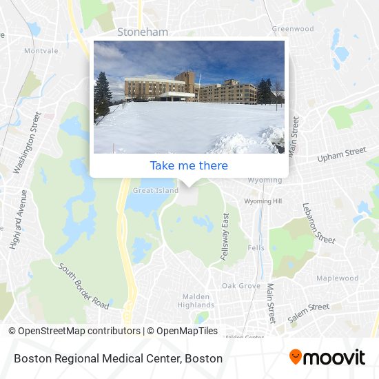 Mapa de Boston Regional Medical Center