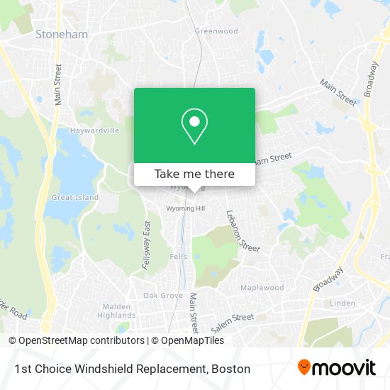 1st Choice Windshield Replacement map