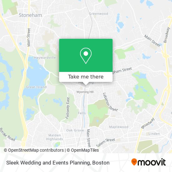 Sleek Wedding and Events Planning map