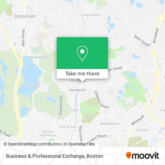 Business & Professional Exchange map