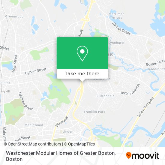 Westchester Modular Homes of Greater Boston map